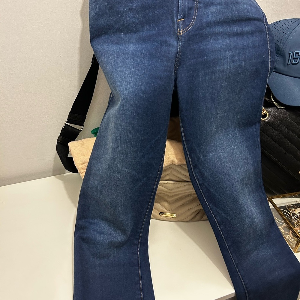 Good American Dark Blue Denim Jeans